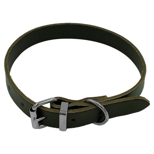 Taurus Coloured Leather Collar 19mm X 485mm Brown