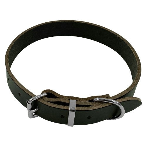 Taurus Coloured Leather Collar 25mm X 570mm Brown