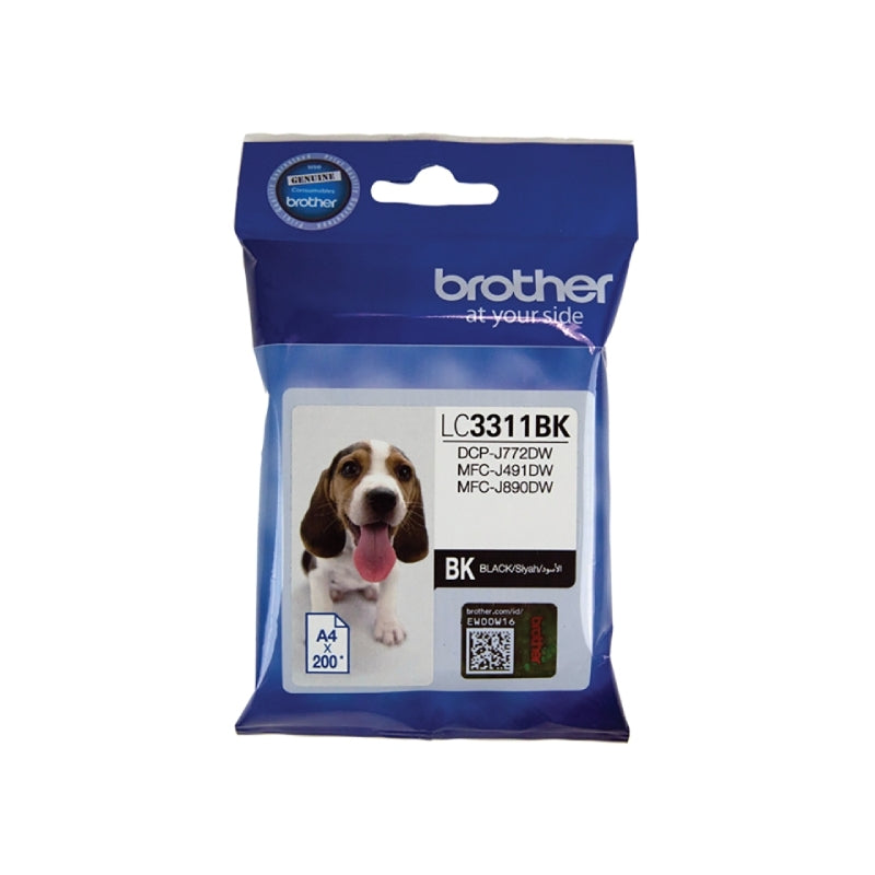 Brother LC3311BK Black Ink