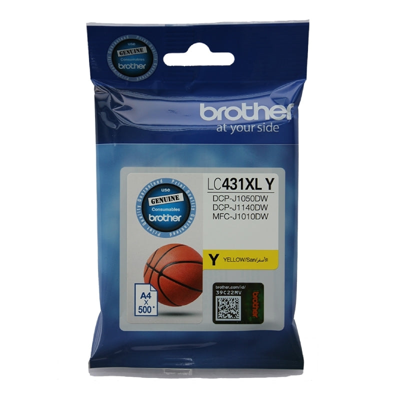 Brother LC431XLY Yel HY Ink