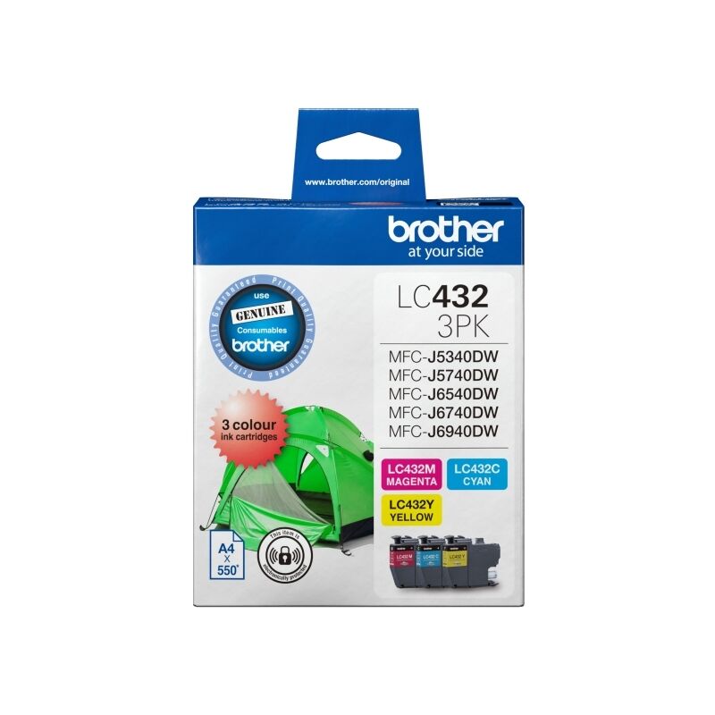 Brother 432 C M Y Pack