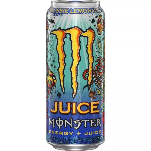 Monster Aussie Lemonade 500ml - Pack of 24