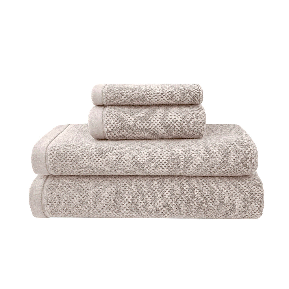 Angove 2pack Bath Sheet 80x160cm Pebble- Bambury