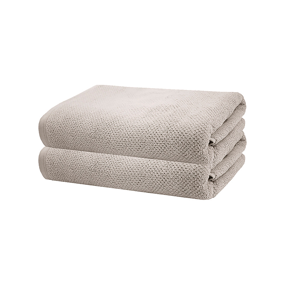Angove 2pack Bath Towel 70x140cm Pebble- Bambury