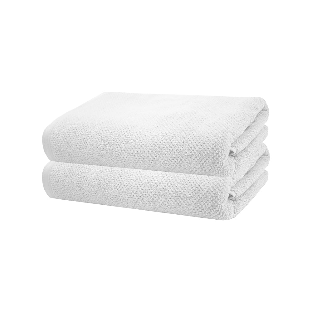 Angove 2pack Bath Towel 70x140cm White- Bambury