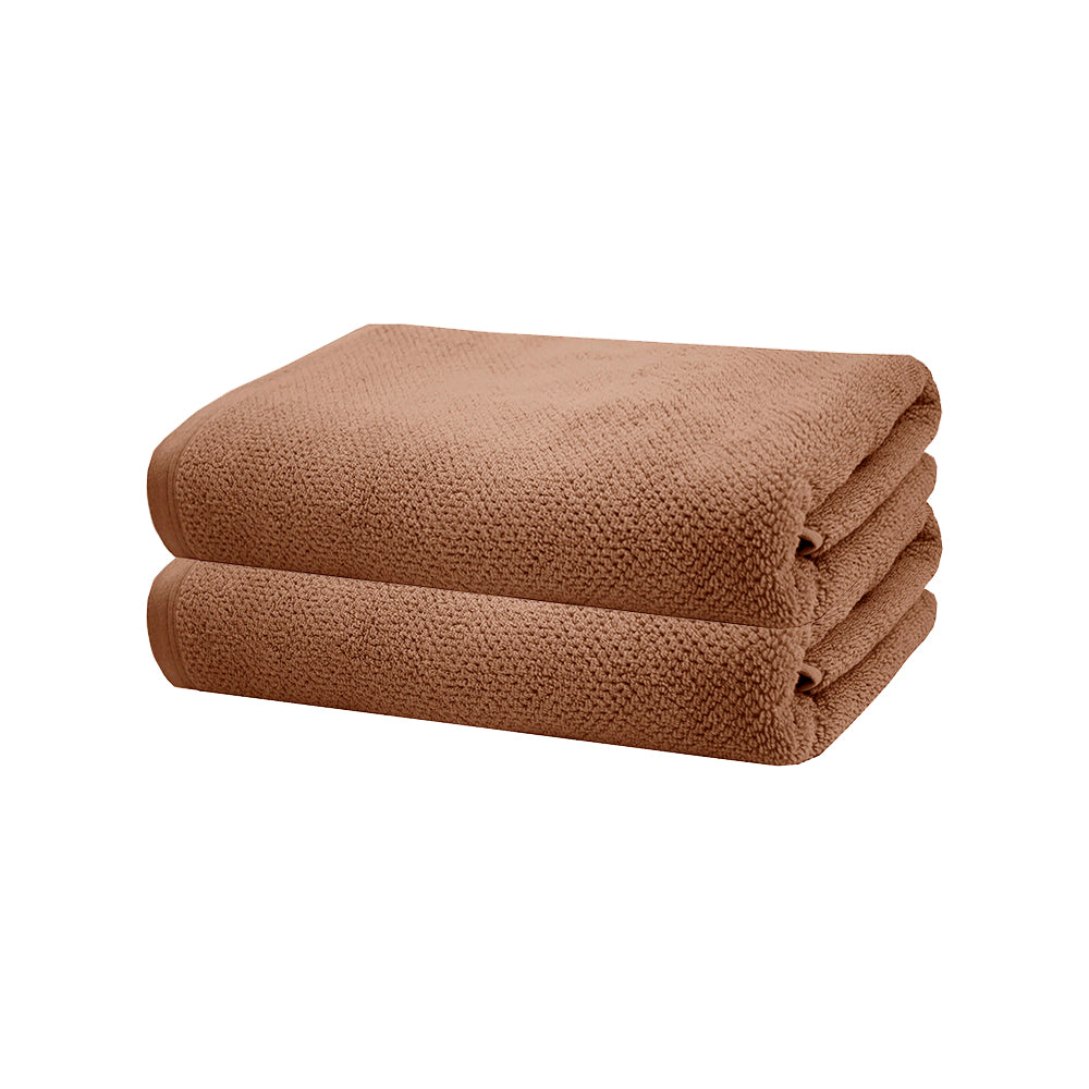 Angove 2pack Bath Towel 70x140cm Woodrose- Bambury