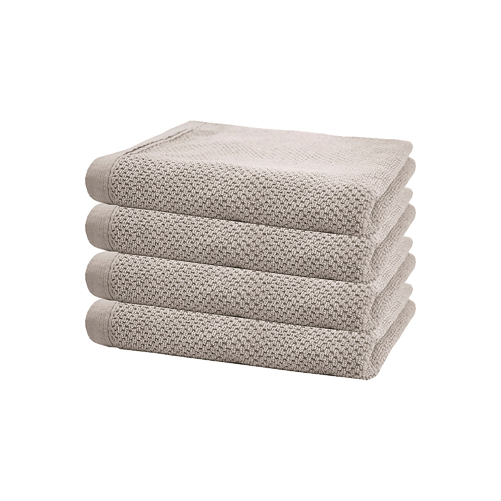 Angove 4pack Hand Towel 40x70cm Pebble- Bambury
