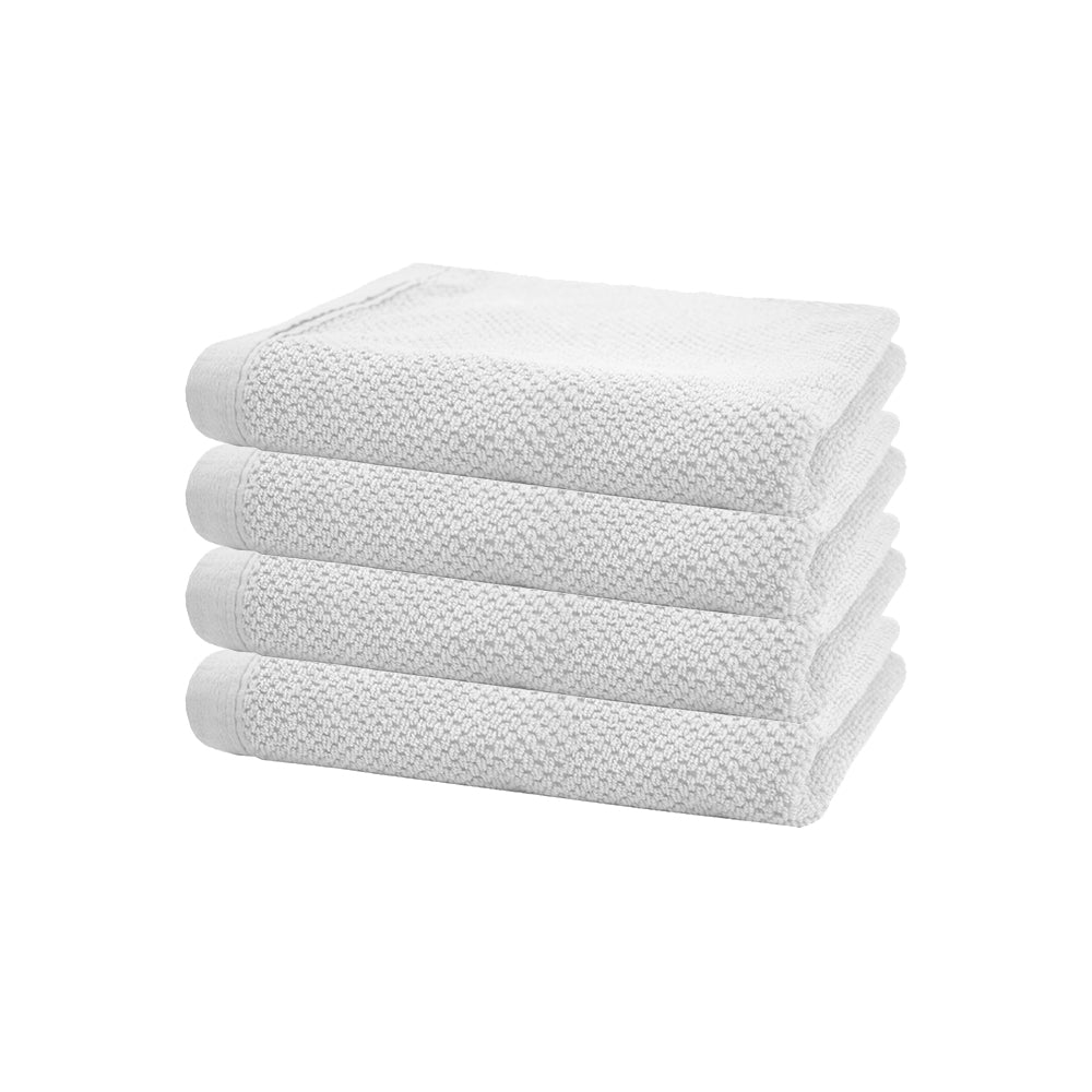 Angove 4pack Hand Towel 40x70cm White- Bambury