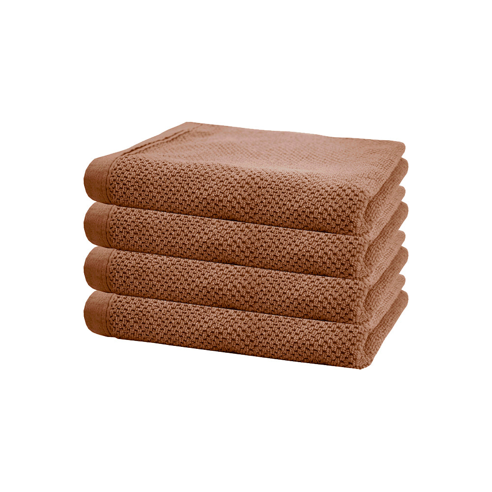Angove 4pack Hand Towel 40x70cm Woodrose- Bambury