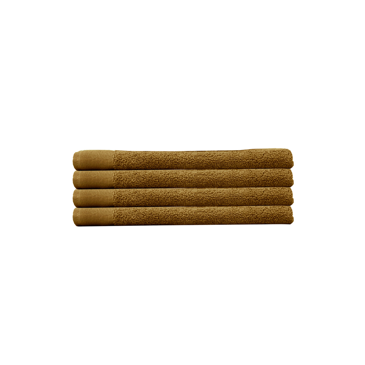Elvire Hand Towel 4 Pack Tobacco- Bambury