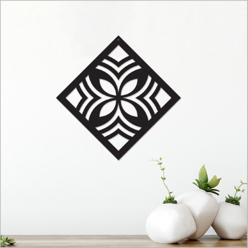 Black Acrylic Square: Tapa 4 Art Squares