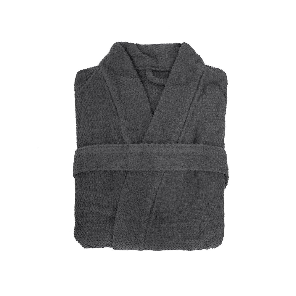 Angove Cotton Robe Charcoal Small- Bambury