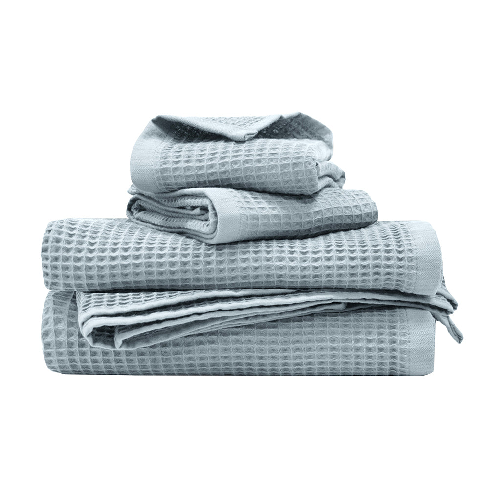 Waffle Hand Towel 40x70cm Cloud- Bambury