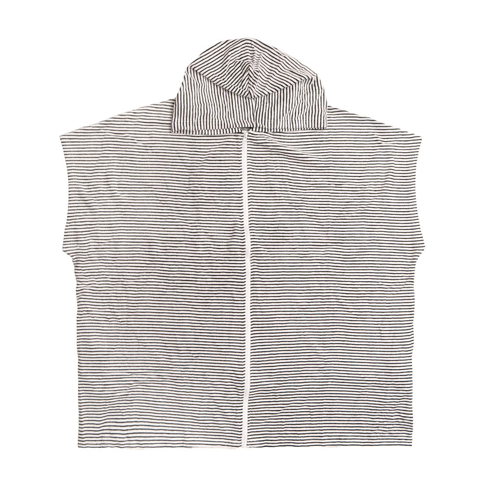 Adult Zip Front Poncho Black - BAMBURY