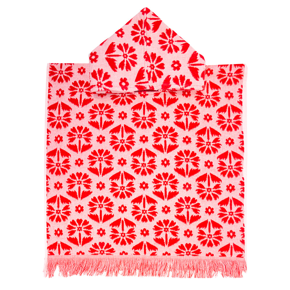 Flora Kids Poncho Poppy- Bambury
