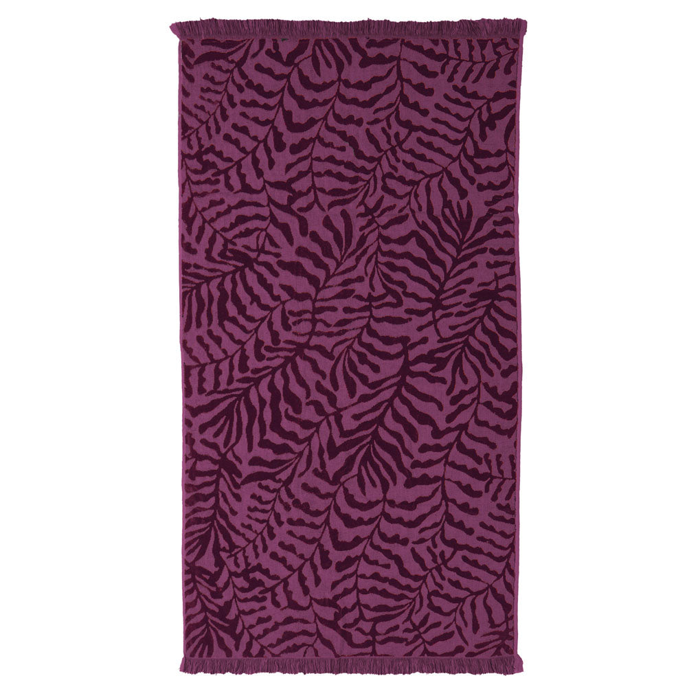 HiLo Beach Towel Nori - Berry - BAMBURY