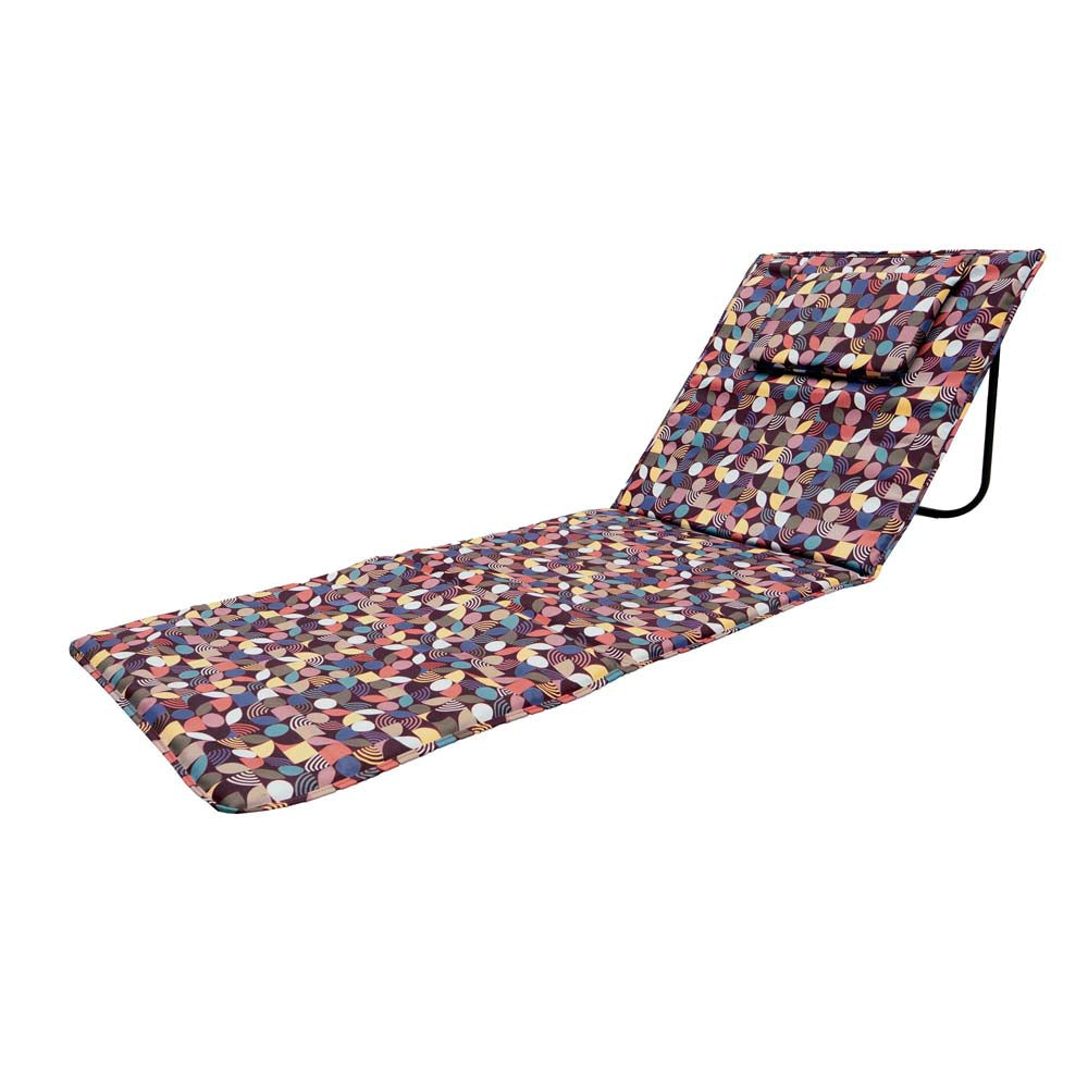Aruna Water-Resistant Folding Outdoor Recliner 52 x 158cm Bambury