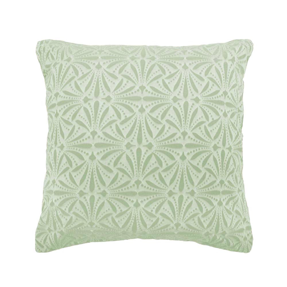 Huxley Stonewashed Cotton Euro Pillowcase 65 x 65cm Bambury - Sage