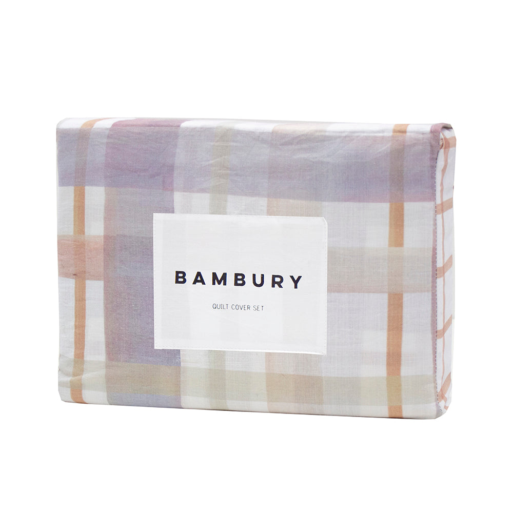 Dion Quilt / Duvet Cover Set Queen- Bambury