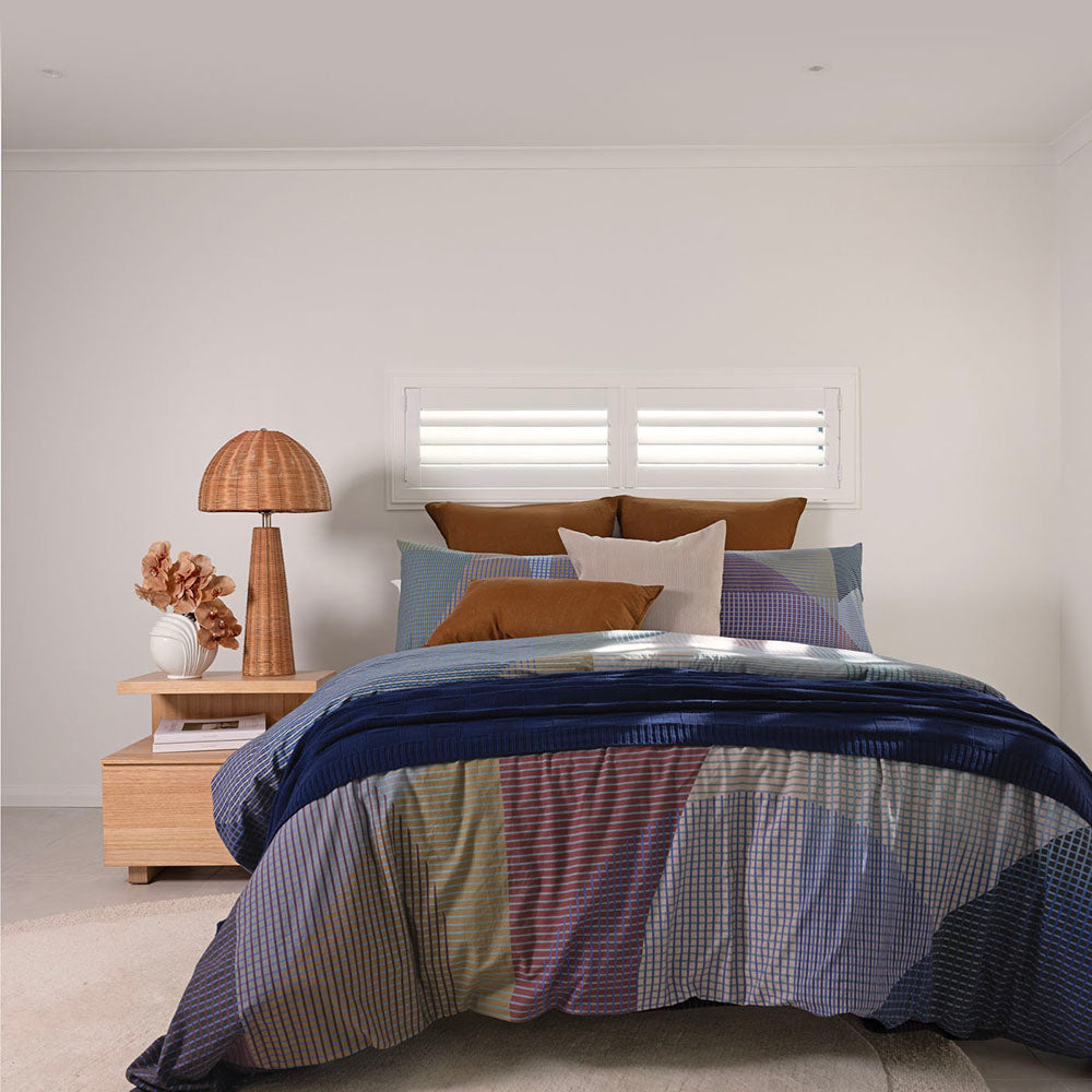 Iridia Quilt / Duvet Cover Set Queen - BAMBURY