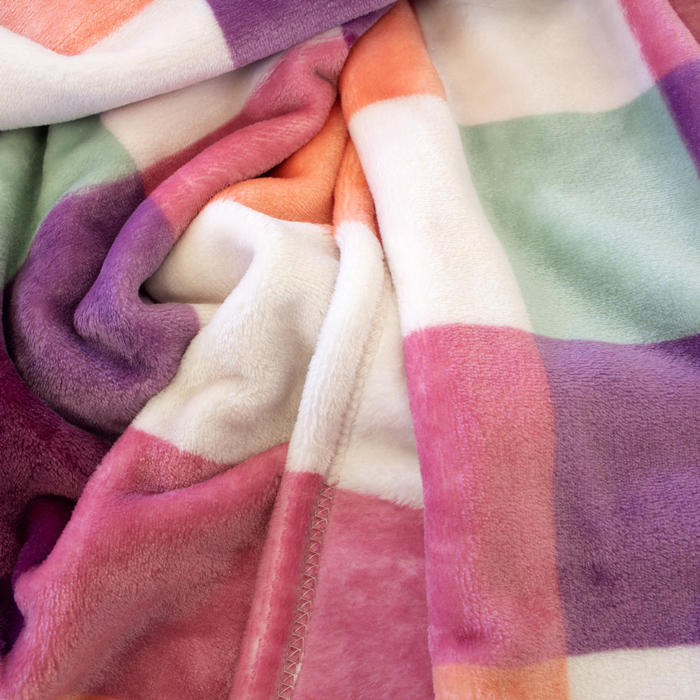 Charlie Ultraplush Blanket Sherbet Super King