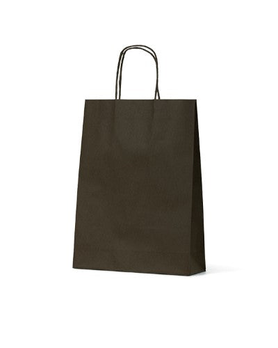 Paper Bags - Budget Black Kraft Paper - Small - 250/ctn