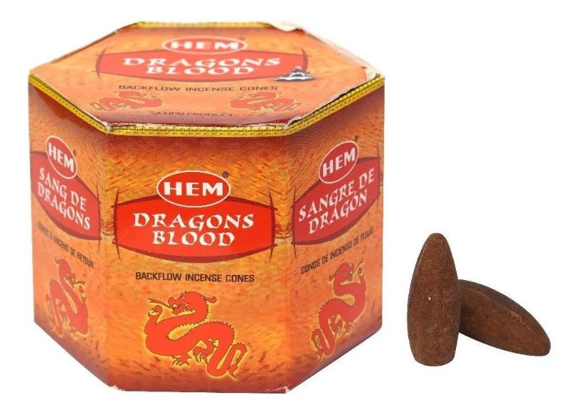Backflow Cones - HEM Dragon Blood (Box of 12)
