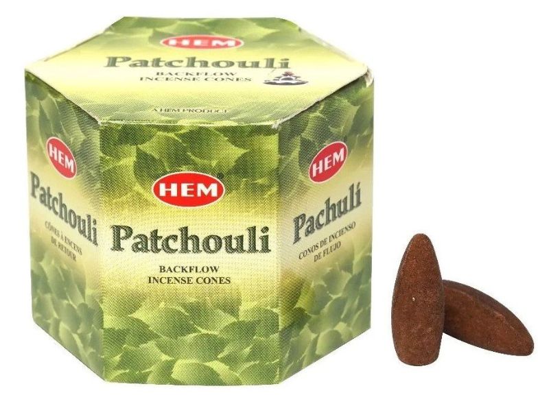 Backflow Cones - HEM Patchouli (Box of 12)
