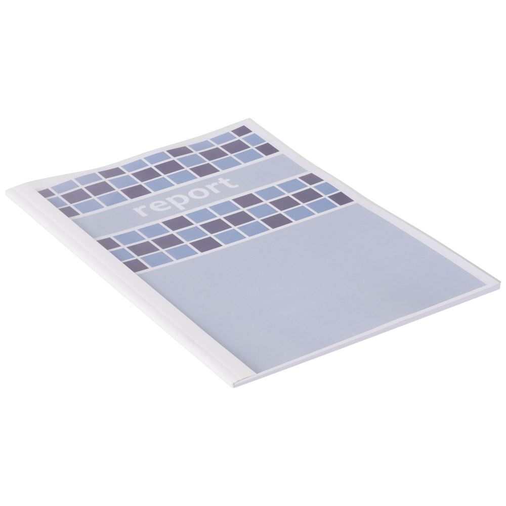 GBC Binding Cover Thermal 3.0mm White Pk100