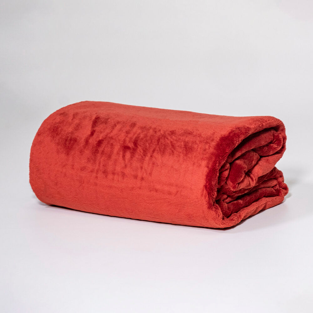 DreamTicket Coral Fleece Blanket - Garnet