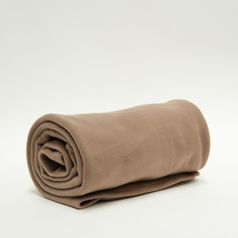 DreamTicket 300gsm Polar Fleece Blanket - Beige - King Single