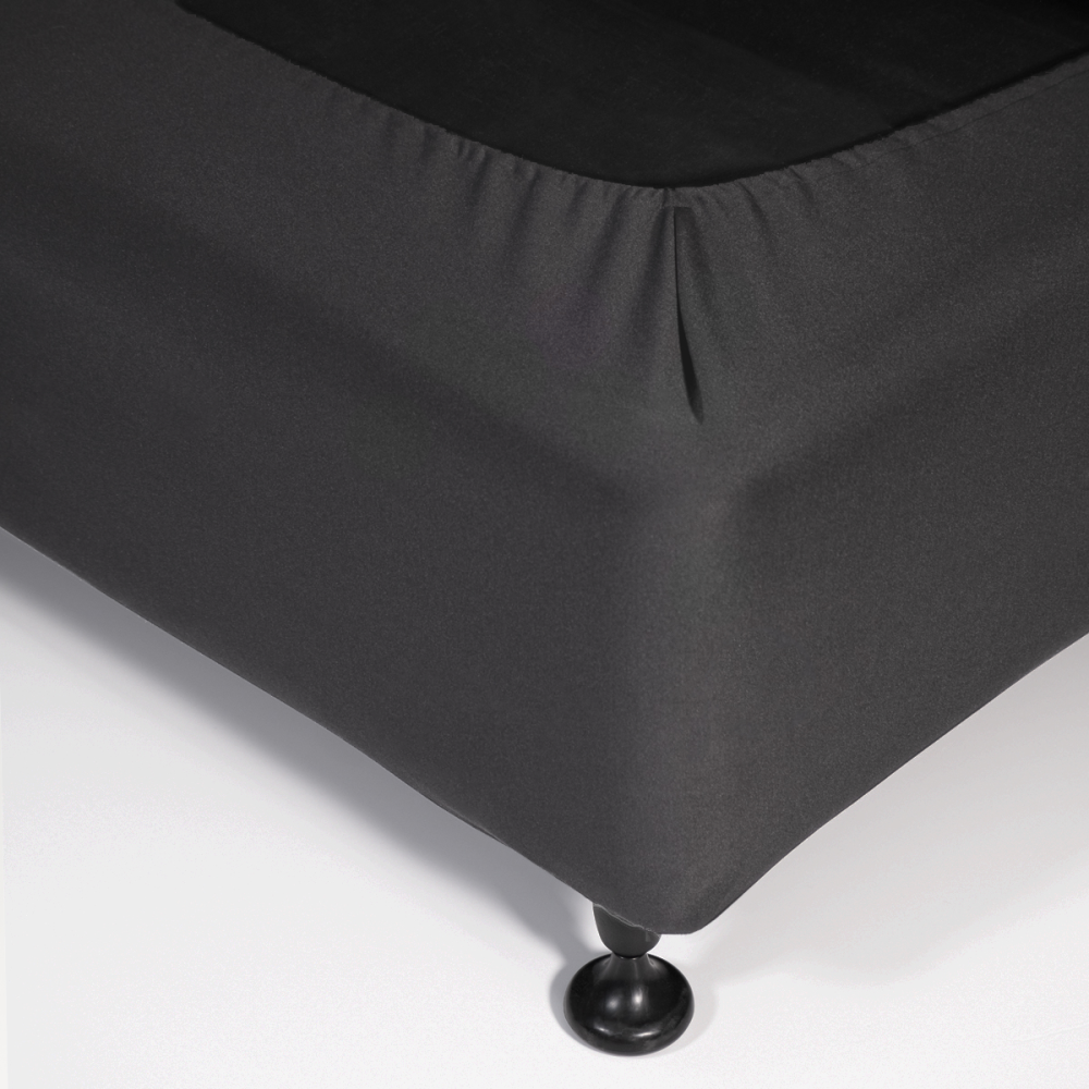 Valance - DreamTicket Fitted Charcoal - Double