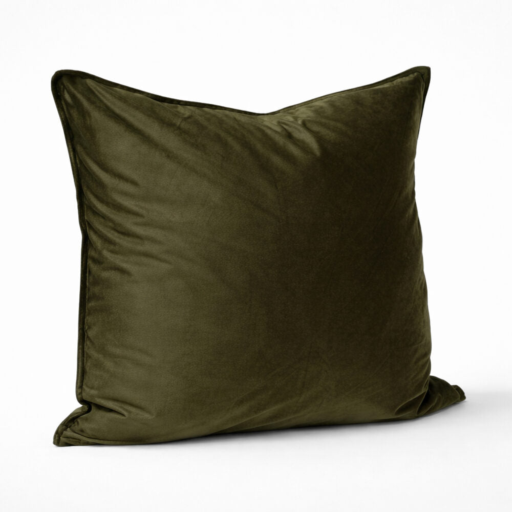 DreamGreen Verve Velvet Cushion Cover Fern - Euro