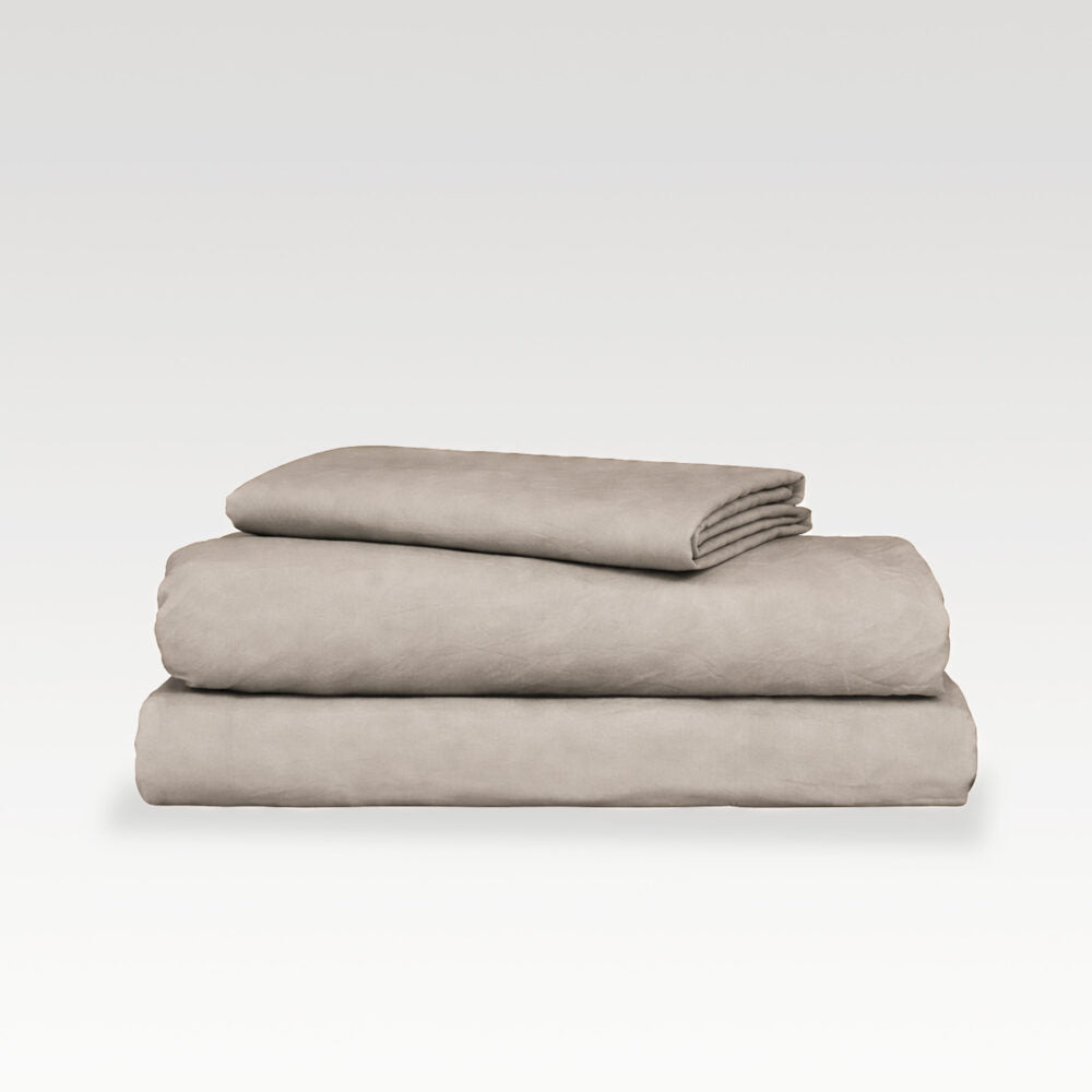 Weavers 90gsm FibreSoft Sheeting Fitted Sand - King Single