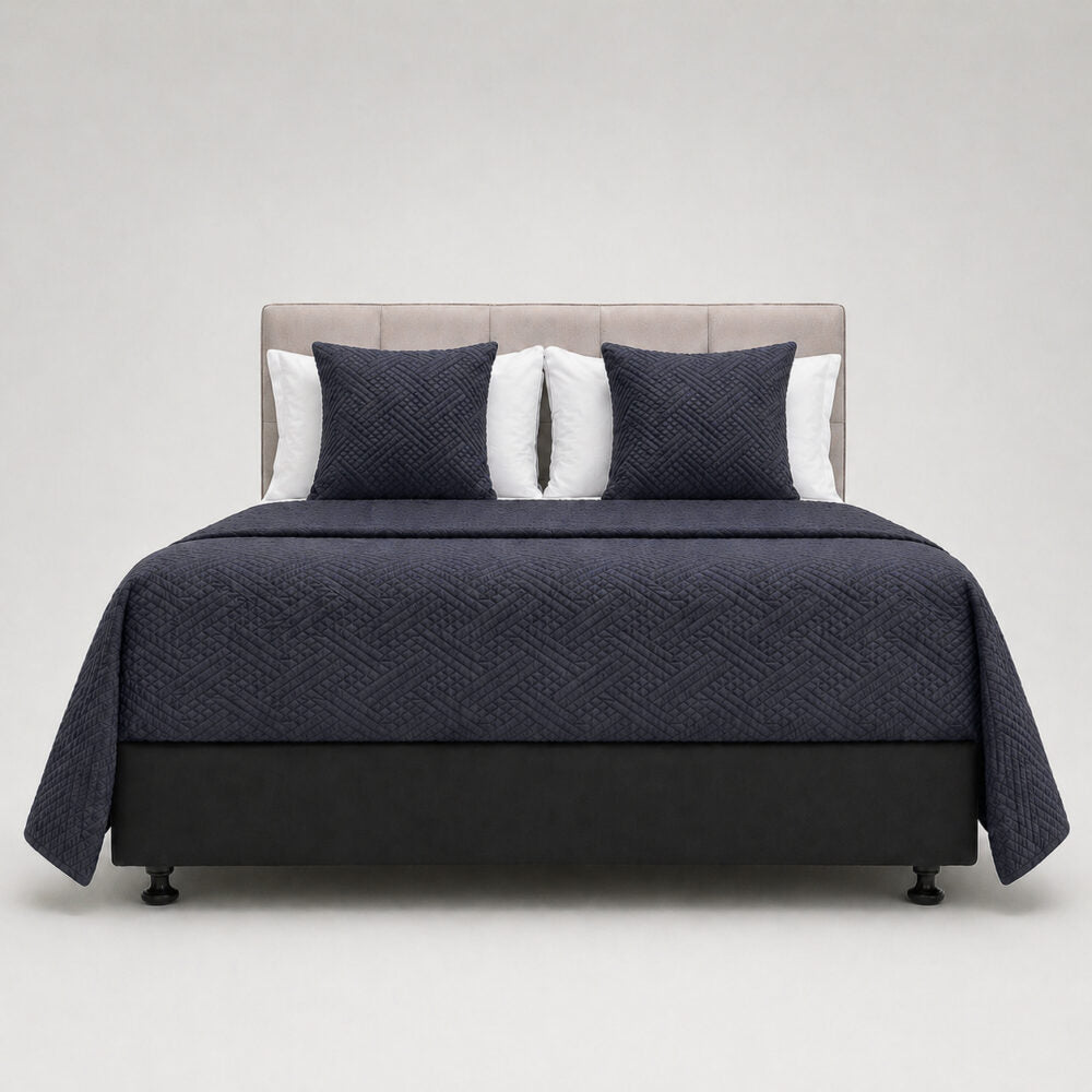 DreamGreen Amora Bedcover Navy - Super King