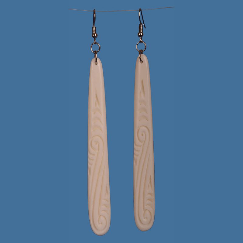 Bone Drop Earrings Large - Smartfox