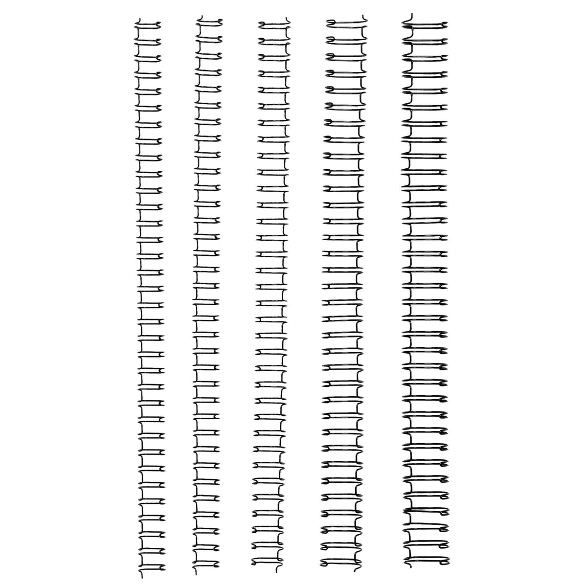 GBC Binding Wire 34 Loop 12.5mm Black Pk100