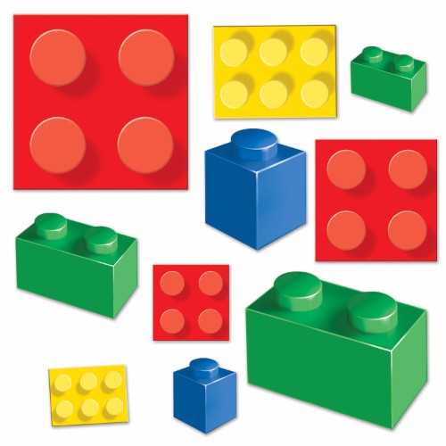 Block Party Cutouts Assorted Sizes - Pack of 20