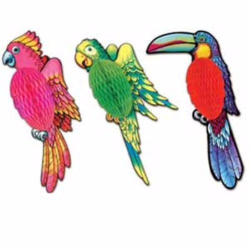 Honeycomb Cardboard Bird Cutout x 1