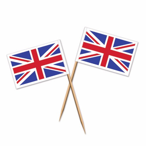 Picks Union Jack 6.4cm - Pack of 50