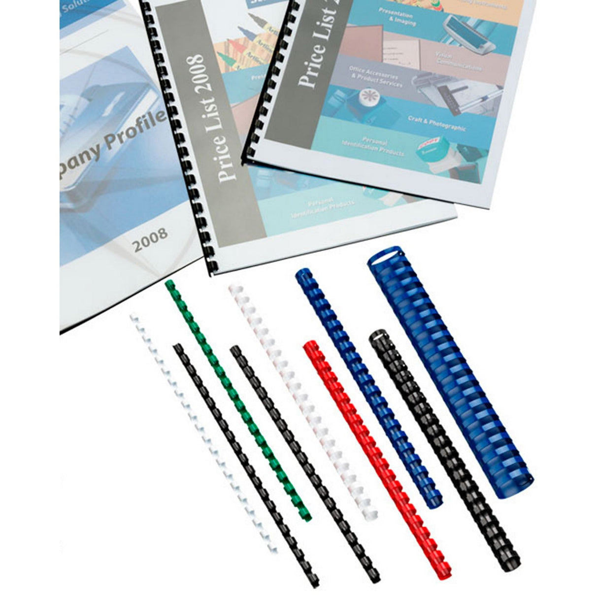 GBC Binding Comb 25mm White Pk50