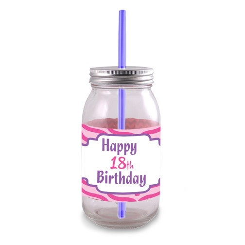18th Birthday Cocktail Jar - 450ml