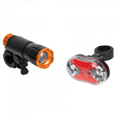 TRUPER LED Front & Rear Bike Lights with high-intensity CREE bulbs for maximum safety and visibility during night rides.