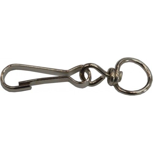 Durable FLAT SNAPS Billet Hooks, 1-1/2" x 1/2", ideal for securely fastening pet leads and outdoor gear.