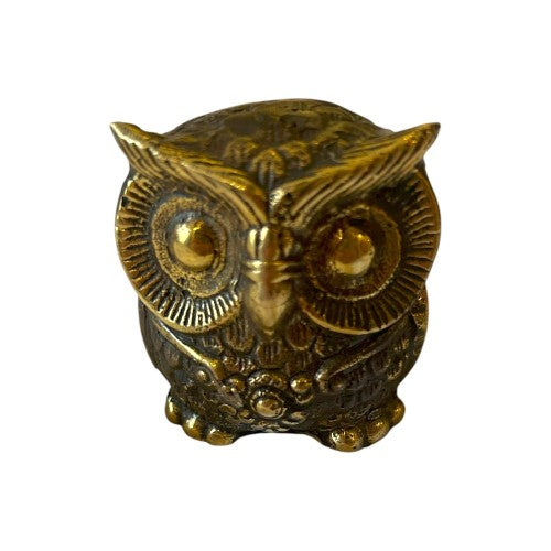 Owl Brown Brass