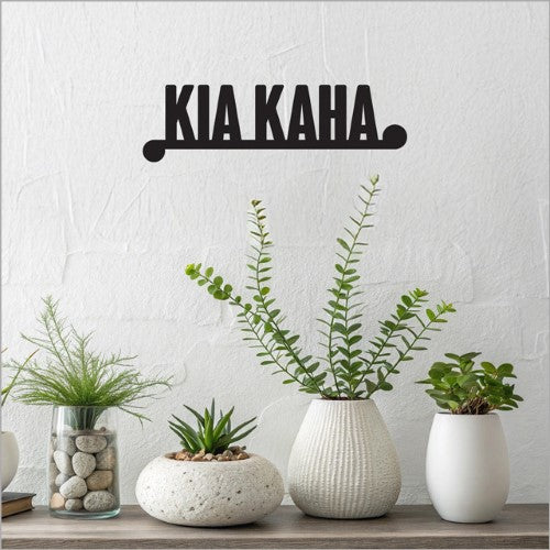 Black Acrylic: Kia Kaha (bakk)Acrylic Art