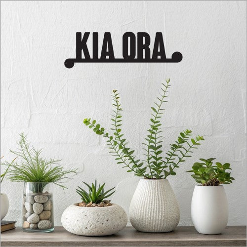 Black Acrylic: Kia Ora Acrylic Art