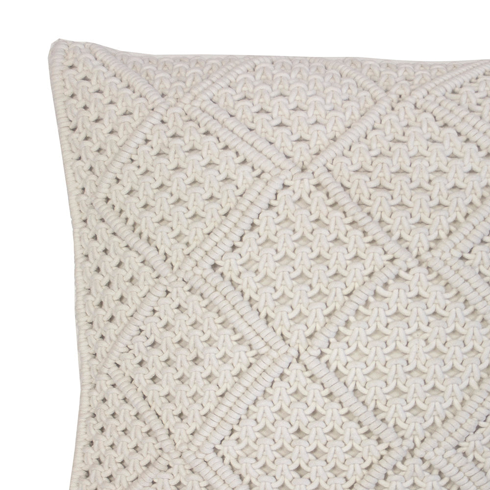 Anka Square Cushion Ivory