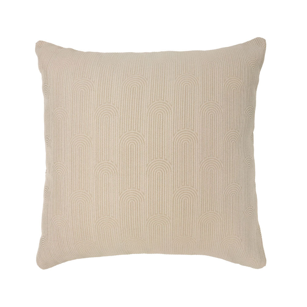 Eva Square Cushion Pebble - BAMBURY
