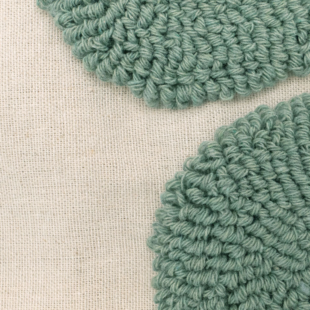 Florian Square Cushion Eucalyptus - BAMBURY